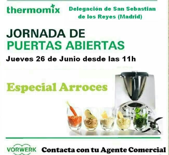 JORNADA DE PUERTAS ABIERTAS EN Thermomix® - ESPECIAL ARROCES